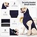 Hundeangstweste Hoodie - Hundemantel für Donner, Feuerwerk, Tierarztbesuche und Trennung - Warmer Hundemantel Reflektierende Hundeweste, Anti-Angst-Weste für Hunde mit hohem Kragen (XXL)