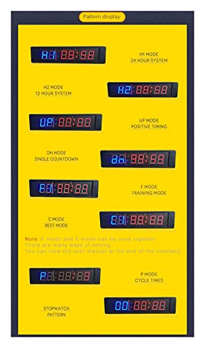 Cronómetro digital para gimnasio con control remoto miniatura 4