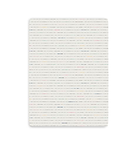 Image of Makemake Organics Organic Playard Sheet GOTS Certified Organic Cotton Pack and Play Playpen Pack n Play Fitted Sheets Mini Crib Portable Breathable (26"X39", Pebble Pop)