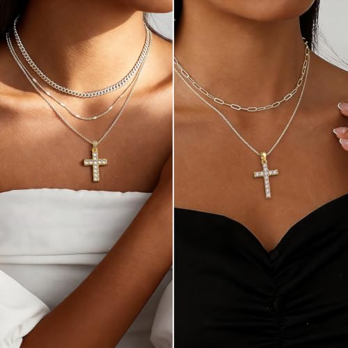 stino 7Pcs Exquisite Gold Cross Charms for Jewelry Making (Gold Cross) by stino - Used condition - Image 6