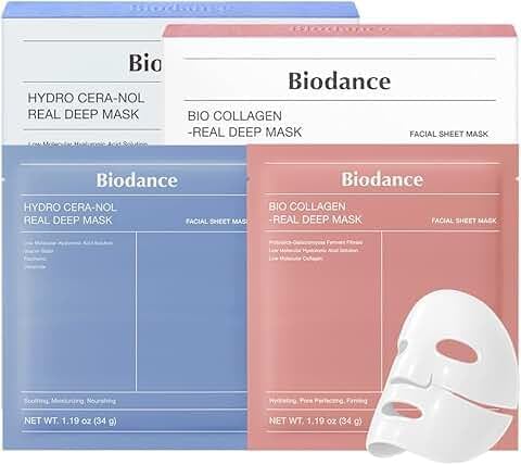 BIODANCE Best Mask Duo: Bio-Collagen & Ceramide Panthenol Real De...