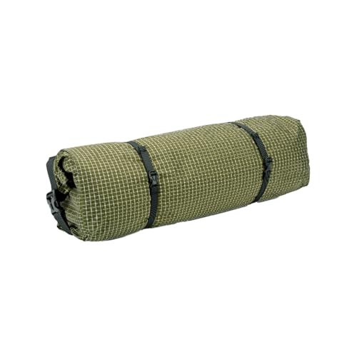 Mochila impermeable ajustable bolsa de expansión riñonera verde militar para pesca 7