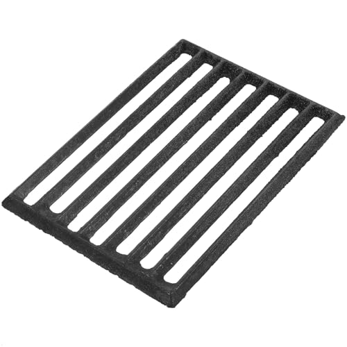 Grille de poêle à bois en fonte 21,5x16 cm accessoires de cheminée