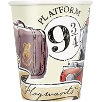 Unique Party 23936EU - Vasos de Papel - 266 ml - Fiesta de Harry