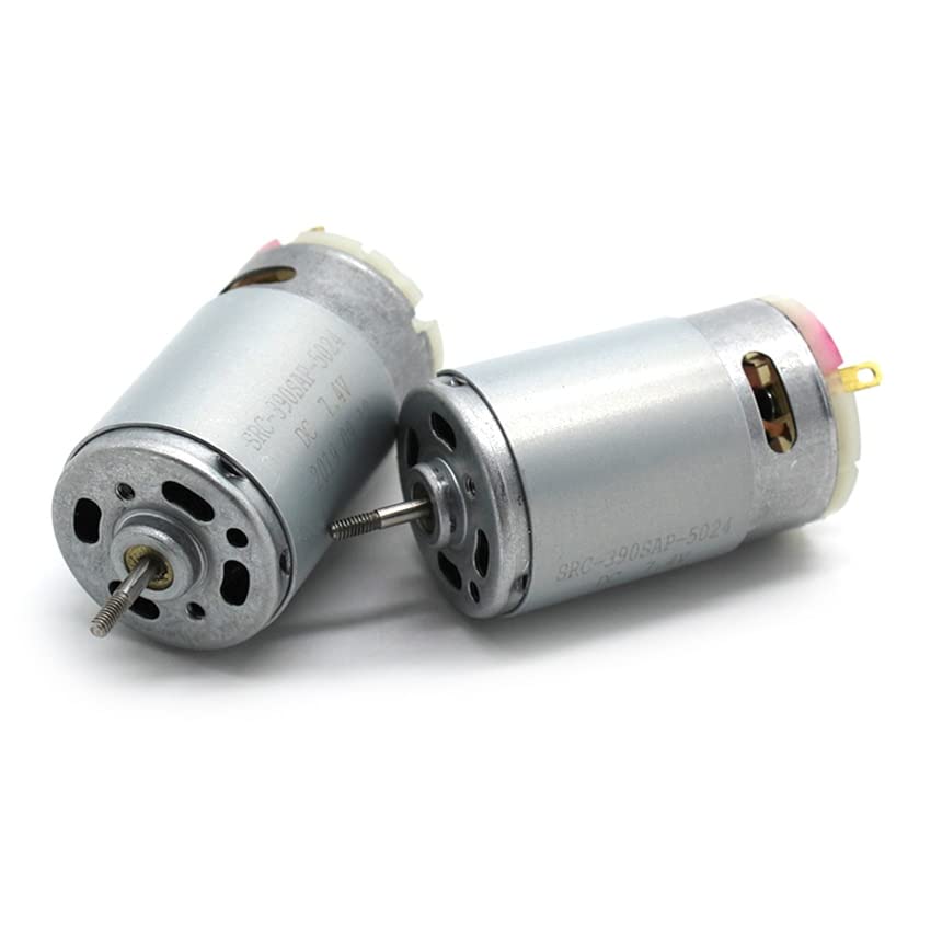 1PCS 2.3mm Threaded Shaft 390 Micro DC Motor 7.4V 19500 RPM High