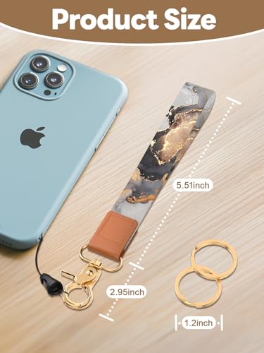 Image of Wristlet Keychain for Women and Men, Key Chain Holder, Wrist Lanyard for Keys