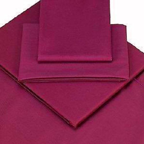 viceroy bedding 100% Egyptian Cotton Housewife Pillow Cases, Aubergine Purple, Pair 400 Thread Count