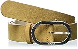 Acabado de alta calidad BOSS Gilian Belt 3cm-V Cinturón, Dark Yellow706, 95 cm para Mujer