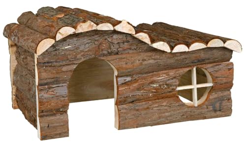 Niche rondins de bois Trixie Hanna pour grand rongeur et lapin - 2