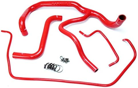 HPS Performance 57-1594R-RED Red Silicone Radiator Hose Kit Coolant, 1 Pack
