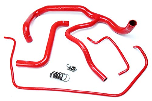 Hps Performance 57-1594R-Red Red Silicone Radiator Hose Kit Coolant, 1 Pack #TOP4