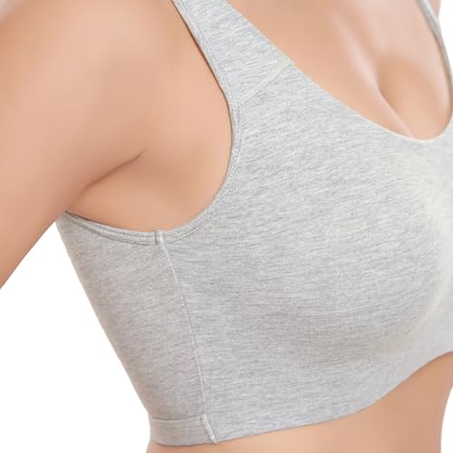Image of juliet Non Padded Full Coverage Sports Bra for Women | Slip on Bra | Low Impact High Coverage Wireless Support Sports Bra JS 90