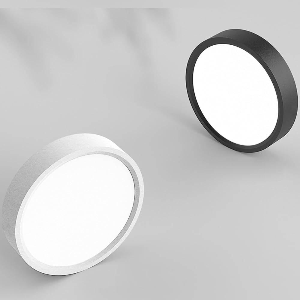 Zawieszenie LED 5,5 cala 24 W Disk LED Światła Nowoczesne Wnętrze Ultra-Cienkie Downlights Czarne wpuszczane Sufitowe Downlight okrągłe aluminiowe reflektory 6000 K Światło dzienne Nie Bądź