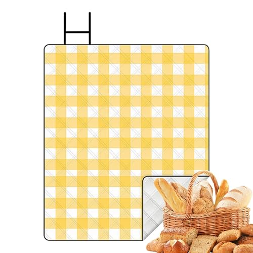 Acunny Stor picknickfilt, vattentäta picknickfiltar | Vattentät picknickfilt för utomhusbruk | Användning av bärbar dator säker tvättbar matta för camping, strand, strand