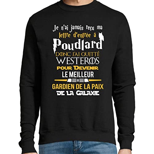 Sweat Gardien de la Paix Galaxie - Pull Doux Contre le Froid Style Astronomie