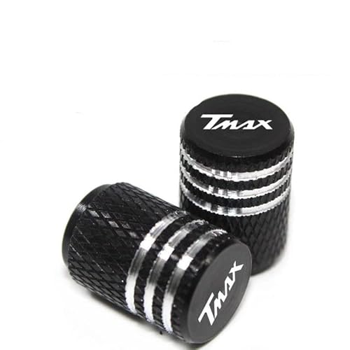 BUNCC Motorrad Rad Reifen Felgen Ventilschaftkappen Abdeckungen CNC-luftdichte Abdeckung für Yamaha T-Max 500 TMAX 500 560 TMax 530