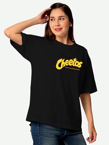 Image of Women's Letter Print Oversized Fit T-Shirt