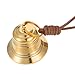Small Brass Hanging Bell for Door Knob Decoration Vintage Small Hanging Bell for Door Knob Gold Brass Bells for Home Garden Decor Shopkeepers Bells on Rope Garden Decoration