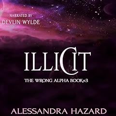 Illicit Audiolibro Por Alessandra Hazard arte de portada