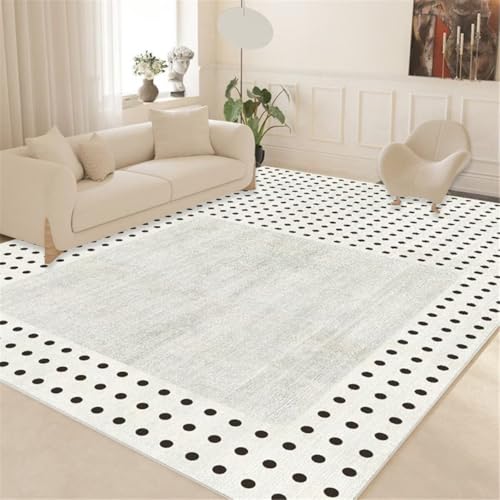 Chambre garçon déco bleu : grand tapis doux lavable pour espace de jeu - 2