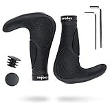 Credux Fahrradgriffe ergonomisch - Lenkergriffe Fahrrad (22 mm) - wasserabweisend & rutschfeste Fahrradlenker Griffe - Sechskantschlüssel & -Schrauben