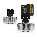 CarLights360 For 1997 1998 Jeep Grand Cherokee Fog Light Driver and Passenger Side Pair With Bulbs Included CH2592115 CH2593115-Replaces 55155313 55155312