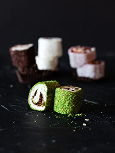 Palanci | Türkische Süssigkeiten Mix | Turkish Delight 440 gr. | Premium Lokum seit 1870 | Veggie | Jelly Fruit mit Pistazien, Haselnuss, Schokolade, Brombeere | veggie Snacks | Süßigkeiten Mix