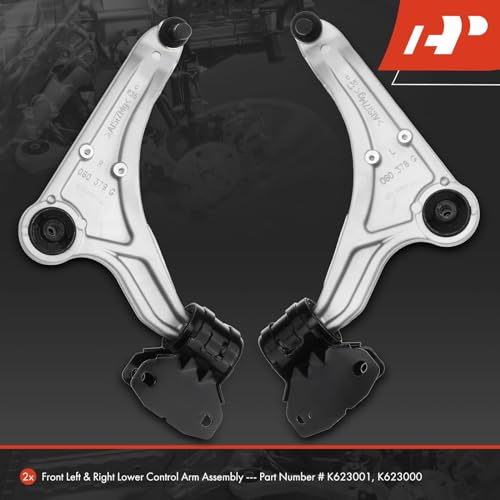 A-Premium 2 x Front Lower Control Arm, with Ball Joint & Bushing, Compatible with Ford Fusion 2013-2019, Police Responder Hybrid 2019-2020, SSV Plug-In Hybrid 2019-2020, Lincoln MKZ 2013-2019 - Image 3