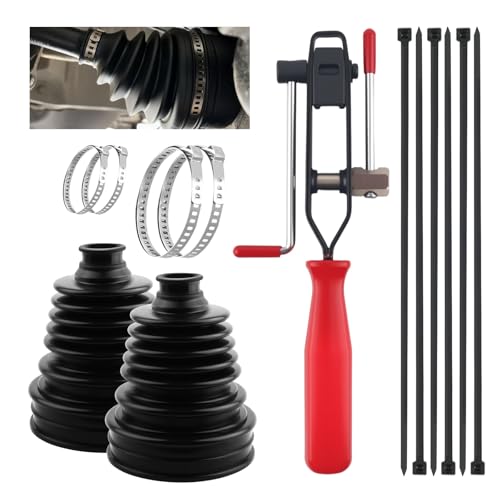 2PCS Thick Silicone Car CV Boot Repair Kit with CV Boot Clamp Tool for 2.42