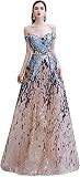 KWBCM Sexy Prom Dress Colorful Sequin Off Shoulder Sweetheart Long Formal Dress Evening Dress Graduation Gown