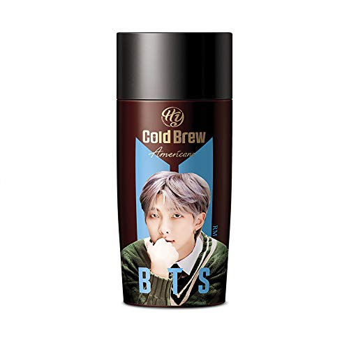 PALDO BTS BangTan Boys Kpop Cold Brew Americano Coffee Bottled Drinks, Ready To Drink Unsweetened Beverage Bottle Collection Set, 7 x 9.13 Fl Oz (All Members / Special Edition)