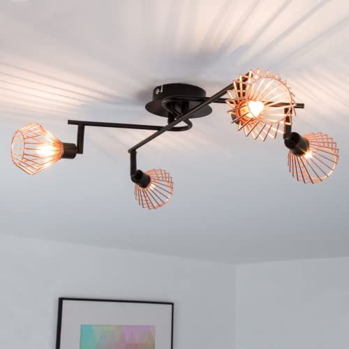 Lightbox LED Deckenstrahler 4 flammig - Deckenspot mit stilvollen...