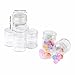 TDOTM Clear Plastic Bead Storage with 30 Pieces Storage Jars Container Bottle with Lid Embroidery Diamond Painting Transparent Accessory Box Organizer for Jewelry DIY Art Craft Nail 1Pack