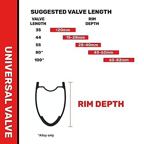 Valve Stan's NoTubes 03300621 rouge accessoire pneu vélo - 3