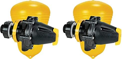 Jobe Valves J-MFV0075DLT 82026 Megaflow Valve, 3/4", Yellow/Black (2)