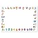 Produktbild Schreibtischunterlage ABC & Zahlen aus Papier | DIN A2 | 24 Blatt | Für Kinder und Erwachsene | Ideal als Notizblock, Organizer, Wochenplaner & Tagesplaner