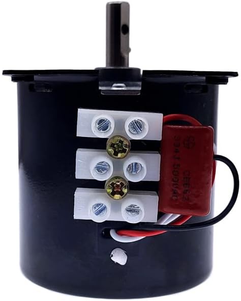 68KTYZ 220V AC 28W Permanent Magnet Micro Gear Motor 50Hz Synchronous Gear Motor Low Speed Reversible Geared Components - (Speed: 5rpm)