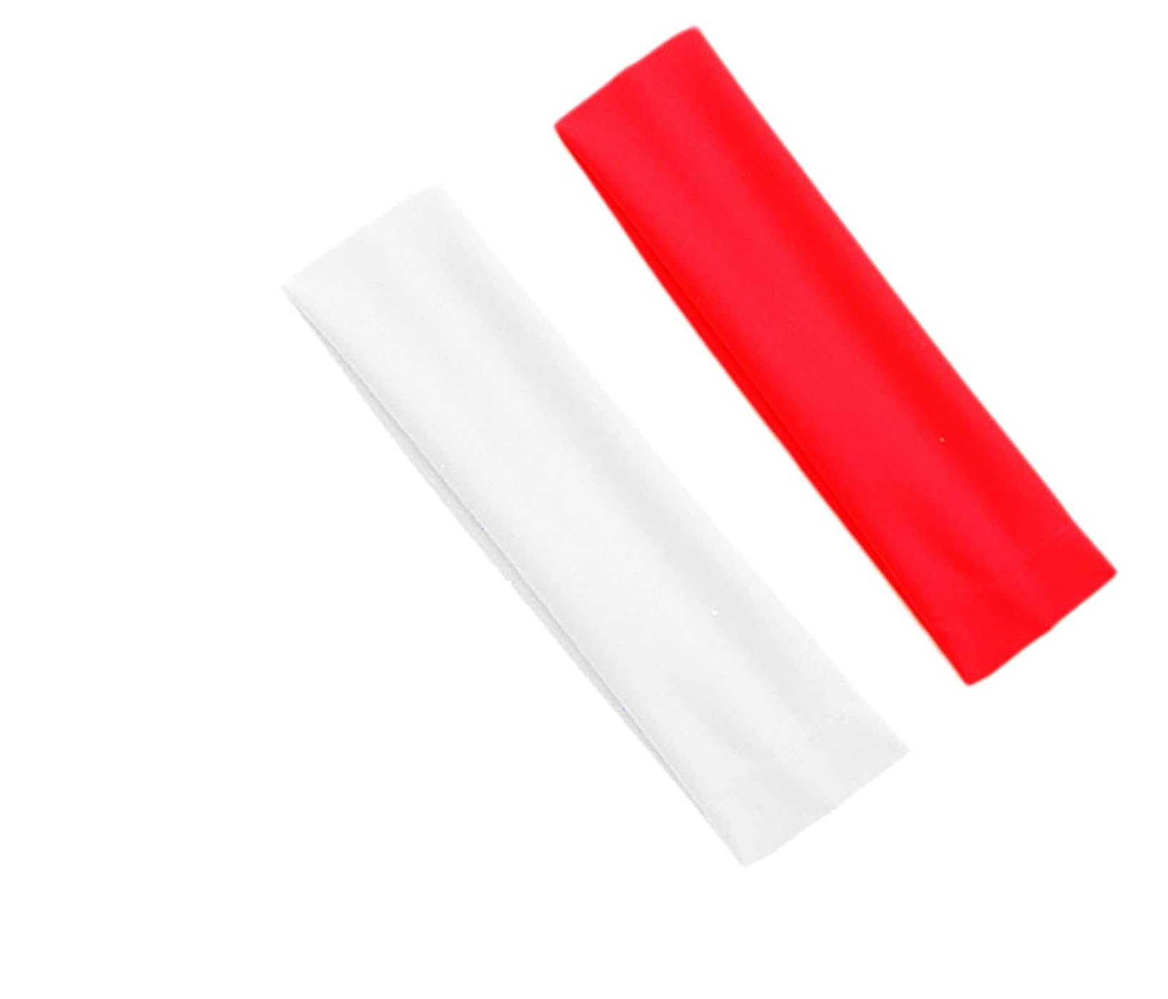 Hivata Hairband Women and Girls & Baby Girls Adjustable Elastic Velvet Strip Headband for School Use Facial Makeup,Face Wash Yoga Sports Beauty Tool in White & Red Color Pack of 2 (B0CQD3R344) Amazon Price History, Amazon Price Tracker