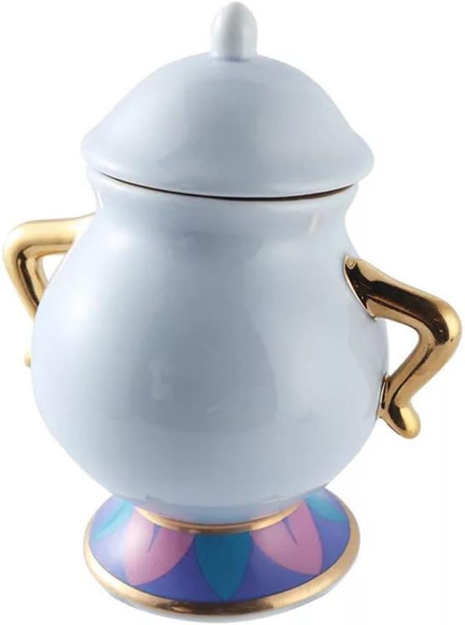 Alice au Pays des Merveilles - Théière Reine de Cœur avec Soucoupe
