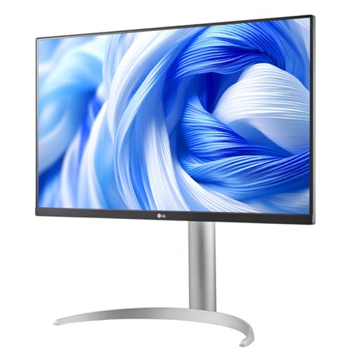 Image of LG 27 inch Ultrafine 4K UHD (3840 x 2160) Monitor, 60Hz, VESA DisplayHDR 400, 5ms, Dynamic Action Sync, Flicker Safe, HDMI & DisplayPort, VESA Mount, Tilt /Height /Pivot Adjustable, White