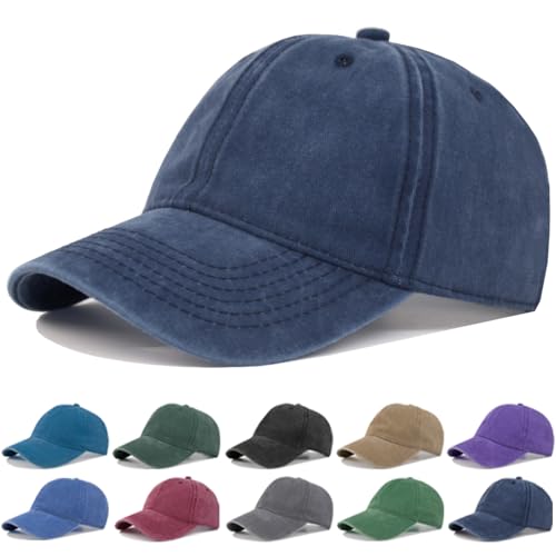 Image of Oversized XL XXL Vintage Washed Baseball Dad Hat Men Women Extra Large Big Head Ball Cap