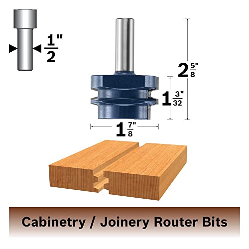 Bosch 84505M 1-7/8 In. x 1-3/32 In. Carbide Tipped Reversible Glue Joint Bit - image 2