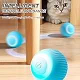 ZALBYUY Intelligent Interactive Cat Toys Ball with LED Lights, Cat Toys, Automatic Moving Rolling Ball for Indoor Cats, Cat Automatic Toy - Image 2