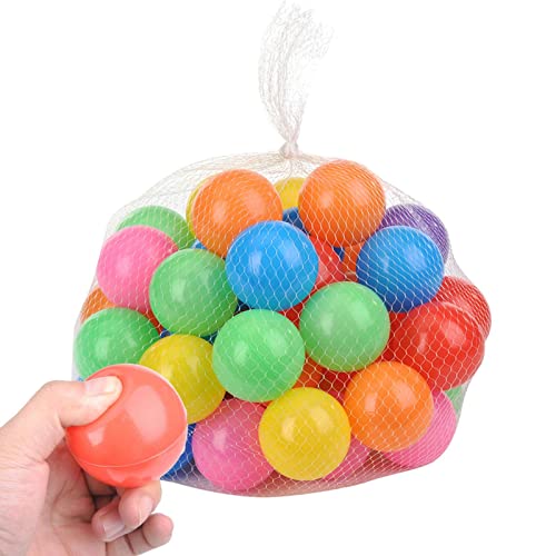 Bolas para Niños Bolas De Juego Bolas De Coloridas Bolas De Billar Coloridas para Niños | Bolsa De 50/100 Uds. De Bolas De Océano, Bolas De Pit Reutilizables para Niños, Casa De Juegos