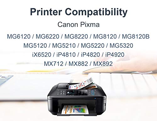 Miss Deer Compatible Pgi-225 Cli-226 Ink Cartridges Replacement For Canon Pgi225 Cli226 For Pixma Ip4920 Ix6520 Mg5120 Mg6120 Mg8120 Mx892 Mg8120B Mg5220 Printer 20 Combo Pack (3 Sets + 2 Pgi-Black) #TOP2