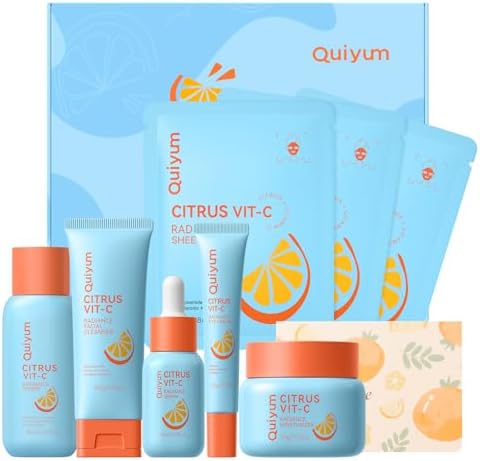 Kit Cuidado Facial BeauBase Vitamina C 10 Pzas: Limpiador, Tónico...