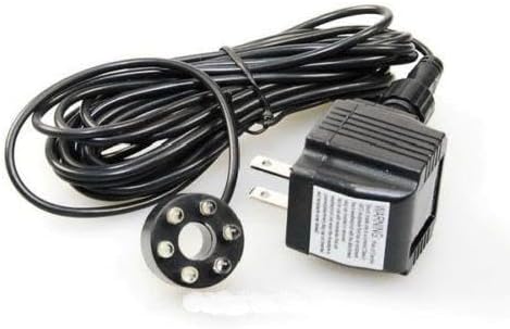 Underwater 6-LED Light Ring For Fountain Fish Pond Water Garden with Transformer