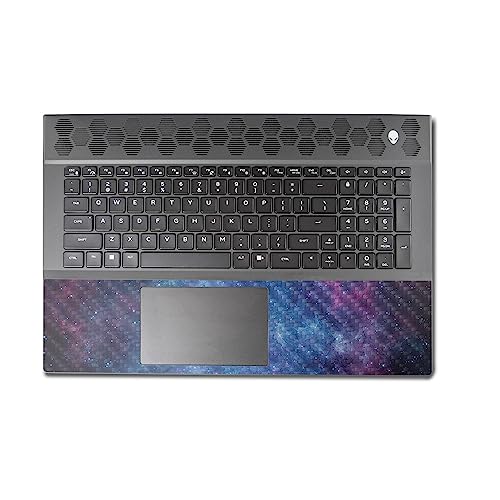 Image of MightySkins Carbon Fiber Skin Compatible with Alienware M18 R1 (2023) Full Wrap Kit - Nebula | Protective, Durable Textured Carbon Fiber Finish | Easy to Apply & Change Styles | Made in The USA