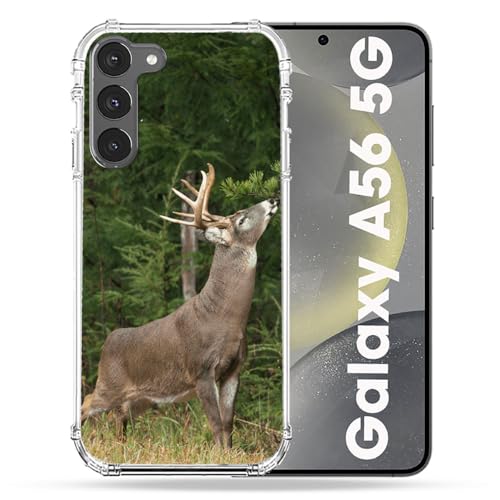 Coque Samsung Galaxy A56 5G Cokitec antichoc avec impression haute définition cerf