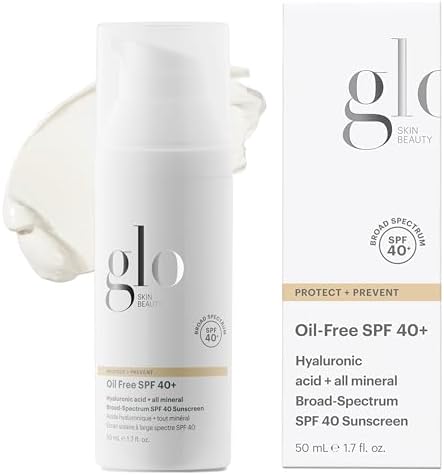 Glo Skin Beauty Oil-Free Mineral Sunscreen SPF 40 Face Moisturizer 1.7 oz
